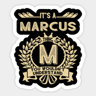 Marcus Sticker